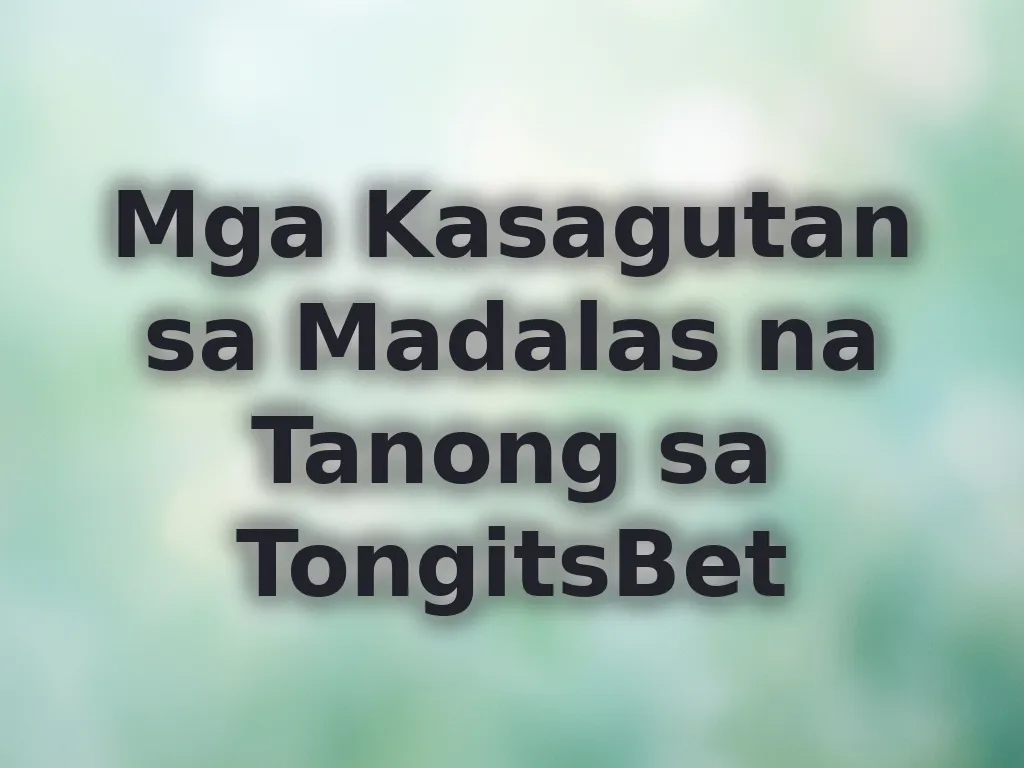 Mga tanong sa account